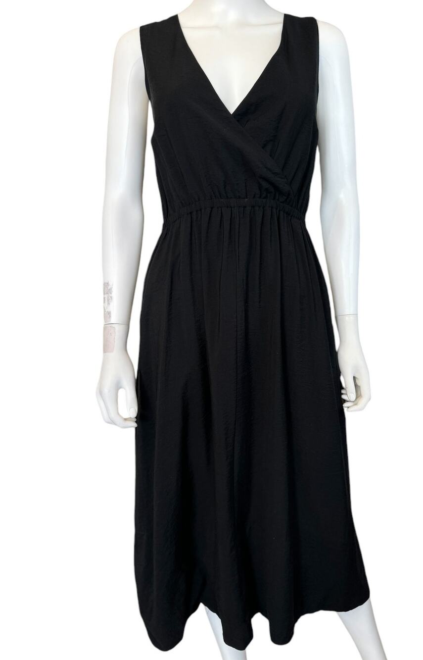 New ~ VINCE ~ ( Nordstrom) V Neck Sleeveless Midi Wrap Dress Size XS